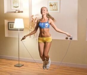 jumping rope